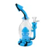 silicone bangs eau bong champignon main pipe pipes dab rig barboteur porte-cigarette tabac narguilé