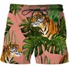 Pantaloncini da uomo Prodotto Stampa 3d Interessante Tiger Series Summer Beach Costume da bagno ad asciugatura rapida Pantaloni da cintura casual unisex