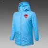 Mens Stade Brestois 29 Down Winter Outdoor Leisure Sports Sports Płaszcz Outerwear Parkas Team Emblems Dostosowane