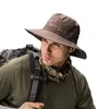 Eimer Hüte Armee Jagd Outdoor Wandern Angeln Sonnenschutz Sonnenschutz Männer Fischer Kappe