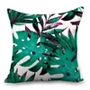 Cuscino/cuscino decorativo Nordic Tropical Rainforest Plant Chair Cover Cushion Lino Throw Sofa Decorativo per la casa Federa Decor