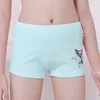 Calcinha sua temporada 1 pcs varejo adolescente garota branca shorts boxer respirável algodão flor impresso cuecas macias calcinha para meninas