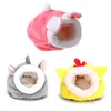 Simpatico cartone animato Mouse Cavia Letto Pet Sleeping House Caldo Criceto Cane Gattino Nido Morbido Mini Piccoli animali Camera da letto Forniture per animali2456416