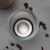 Thermos creativo in acciaio inossidabile Mini bottiglia Boccetta per vuoto Paglia Thermos per caffè termico Lattine Tazze Thermocup Mug KL 3071 210809