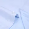 Vestido casual vestido curto camisa de manga curta sarja branca azul rosa cor-de-rosa macho macho regular fit homens sociais s 4xl 5xl 6xl 7xl 8xl 210626