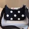 Bolsas para mujeres de diseñador Negro Nylon Nylon Shopping Bags Bolsas de axila de la axila Strap de hombro Ladies Handbag6682623