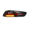 För Mitsubishi Lancer 2009-2016 Tail Lights LED-signallampa DRL Löpande baklyktor dimma ljus ängel ögon bakre parkeringslampa