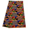 100% bomull D Real vax Afrika Ankara Skriv ut Kente Tyg Syklänning Tissu Patchwork Making Craft Loincloth Toppkvalitet 210702