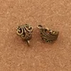 Legering holle buttterfly bloem connectoren losse kralen borgtocht antiek zilver / goud / brons fit charme Europese armband L683 210pcs / lot