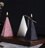 Nordic Geometric Cone Scented Candles Jasmine Rose Aromatherapy Essential Oil Candle Long Lasting Home Bedroom CandlesZC703