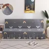 Stoelhoezen bedrukte kanten rand bank bedekking armloze vouwstoel slipcovers stretch couch protector elastische futonbank
