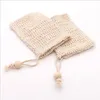 Exfoliating Mesh Natural Sisal Soap Saver Bag Pouch Holder for Shower Bath Foaming and Drying DHL Free FY7323 C0614G06