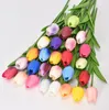 PU mini tulip artificial wedding decoration silk flower home artificials plant Fashion furnishing articles