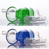 Smoking Thick Glass ash catcher high quality 14&18mm many colors double honeycomb perculator Ashcatcher