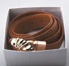 Ceinture de designer décontractée de haute qualité pour hommes et femmes, costume avec 2 boucles en métal et cuir lisse, largeur 3 à 6cm, classique lette305s