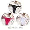 Women's Panties FINETOO 3Pcs set Sexy Low-rise Thongs Women Bikini T-back Underpants M-XL Female G-String Panty Ladies Thong 2756