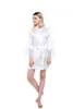 Kadın Pijama Robe Düğün Gelin Kadın Gecelikler Beyaz Gelin Elbise Bornoz Gece Ev Kıyafeti Nightgown Giyinme