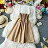 サマーシフォンパッチワークドレス女性スリム半袖ショルダーセクシードレスvestidos Mujerレディースカジュアルローブ210525