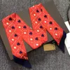 Sciarpe di moda da donna di marca di lusso fascia di design sciarpa classica da borsa di alta qualità materiale di seta taglia 8 120 cm2536