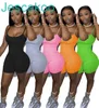 Designer Women Short Jumpsuit Pajama Summer Onesies Sleeveless Playsuits Rompers Plus Size Dhl Lady Clothing