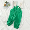 Flickor Jumpsuit Summer Overaller Bib Pants Spädbarn Barnkläder Kids Outfits 210611