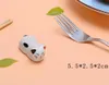 Akcesoria do dekoracji tabeli fabryki Ceramiczne Cute Cat Chopsticks Odpoczynek Rack Dinner Łyżka Stojak Nóż Widelec Uchwyt Kuchnia Dom