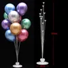 Partijdecoratie Cyuan 7 Buizen Ballonnen Houder Kolom Stand Clear Plastic Ballon Verjaardag Decoraties Kinderen Bruiloft Garlands