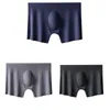 Underbyxor 3st Boxer Mens Male Underwear Ice Silk Breattable Men Boxers Sexy For Man Panties Transparenta Shorts313s
