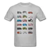 Auto Drukuj Koszulki Mężczyźni Cool Projektanci Classic Car T Shirts Zabawna trójwymiarowa koszula Top Quality Marka Letnie Ubrania dla 210629