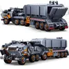 SLUBAN WANDERING Earth Transport Truck Carrier Vehicle Car Set Model Building Block City Technical Christmas Birthday Presents X0503