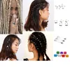 アフリカピッグテールヘアピンヘアクリップジュエリージョーカーイリデスセンスDIY PLATE GUTTERヘッドヘッドドレス