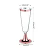 6 stks / set Wegwerp Rode Wijnglas Plastic Champagne Fluiten Glazen Cocktail Goblet Wedding Feestartikelen Bar Drink Cup 150ml