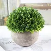 2021 Fake Flower Grass Ball 16 Stilar PE Plast Bonsai Konstgjorda Blommor Simulering Grön Växt Restoring Forntida sätt Heminredning