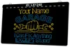 LX1240 Your Names Garage I Can Fix Anything Except Stupid Light Sign Dual Color 3D Engraving5794772