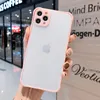 Koruyucu Telefon Kılıfları TPU Malzeme Saf Katı Renkler iphone 12 11 Pro Max XR X 7 8 Artı SE Yumuşak Kalite Kapak