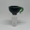 Ciotola di vetro DHL con 14mm 18mm maschio comune narghilè pezzo di fumo spesso Pyrex colorato accessori resistenti al calore per acqua Bong