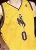 NCAA College Wyoming Cowboys Basketball Jersey 0 Jake Hendricks 1 Bradley Belt 2 Banks 5 Haize Fornstrom Custom Ed