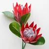 Fiori decorativi ghirlande artificiali Protea cynaroides simulazione bouquet nozze decorazione per la casa ornamenti rosa e bianchi decorazioni