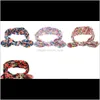 Boho hoofdband katoen meisje baby strik bloem tulband twist hoofd wrap gedraaide knoop zachte band kinderen hoofdbanden bandana's Onu0K Accessor Ihjnb