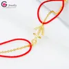 Lien chaîne mode bijoux multicouche charme femmes argent 925 Bracelets ancre Zircon Bracelets homard corde rouge Inte22