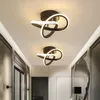 Luzes de teto moderno LED lâmpada de lâmpada decorativa de alumínio lâmpada de jantar sala de estar quarto lustre lamparas de techo