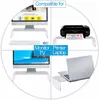 Acrylic Monitor Stand, Clear Desktop Computer Monitor Houder, Laptop Riser voor Toetsenbord Opslag Multi-Media Printer TV-scherm