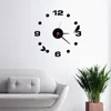 Horloges murales Nombres silencieuses oiseau horloge bureau décoratif décoratif acrylique maison salon chambre art 3D installation installage diy