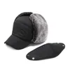 Winter Men's Windproof Warm Bike Hat Full Face Cover Outdoor Sports Baseball Cap Cycling Ski Caps & Masks