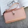 Portafogli per monete di grande capacità Portafogli per carte Portafogli moda Pelle PU Portamonete lungo da donna Carteras