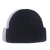 Kapaklar Şapka Kısa Kavun Deri Şapka Örme Dome Karpuz Yün Beanie Külçe Örgü Kap Sonbaharda Sıcak Tutun 2021