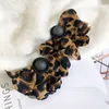 Mode Leopard Tuch Tropfen Ohrringe für Frauen Böhmen Oversize Baumeln Aussage Ohrringe Partei Schmuck Geschenke