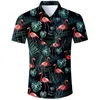 Pineapple Print Fashion Beach Hawaiian Shirt voor Mannen Casual Tropical Aloha Shirts Mens Holiday Party Kleding Mannelijke CHEMISE 210522