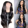 Body Wave Human Hair Wigs 4x4 5x5 13x4 Transparent Lace Wig For Black Women 30 32 34 36 38 40 inch Pre Plucked Natural Hairline