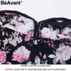 BeAvant Sexy velvet dress women Skinny zipper print floral bodycon robe sunmmer female vestidos de festa 210709